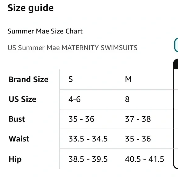 Maternity One Shoulder Bow Tie Bathing Suit Water Drop Back Pregnancy Small Blue - Picture 5 of 6